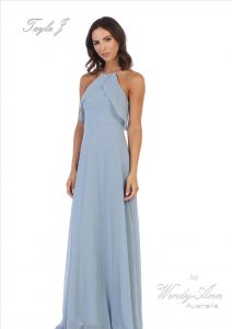 Wendy Ann dusty blue Bridesmaid Dress