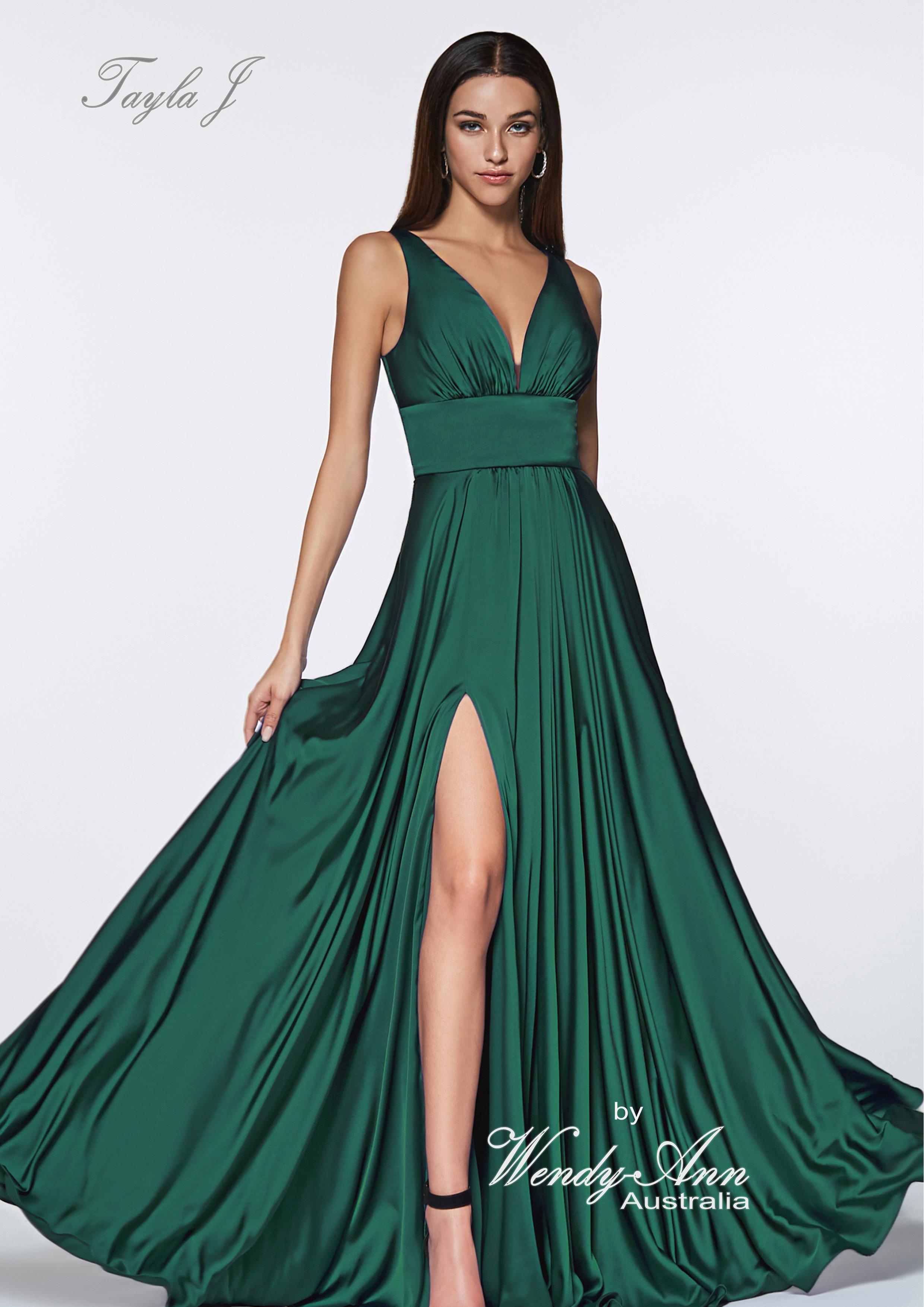 emerald green dress australia