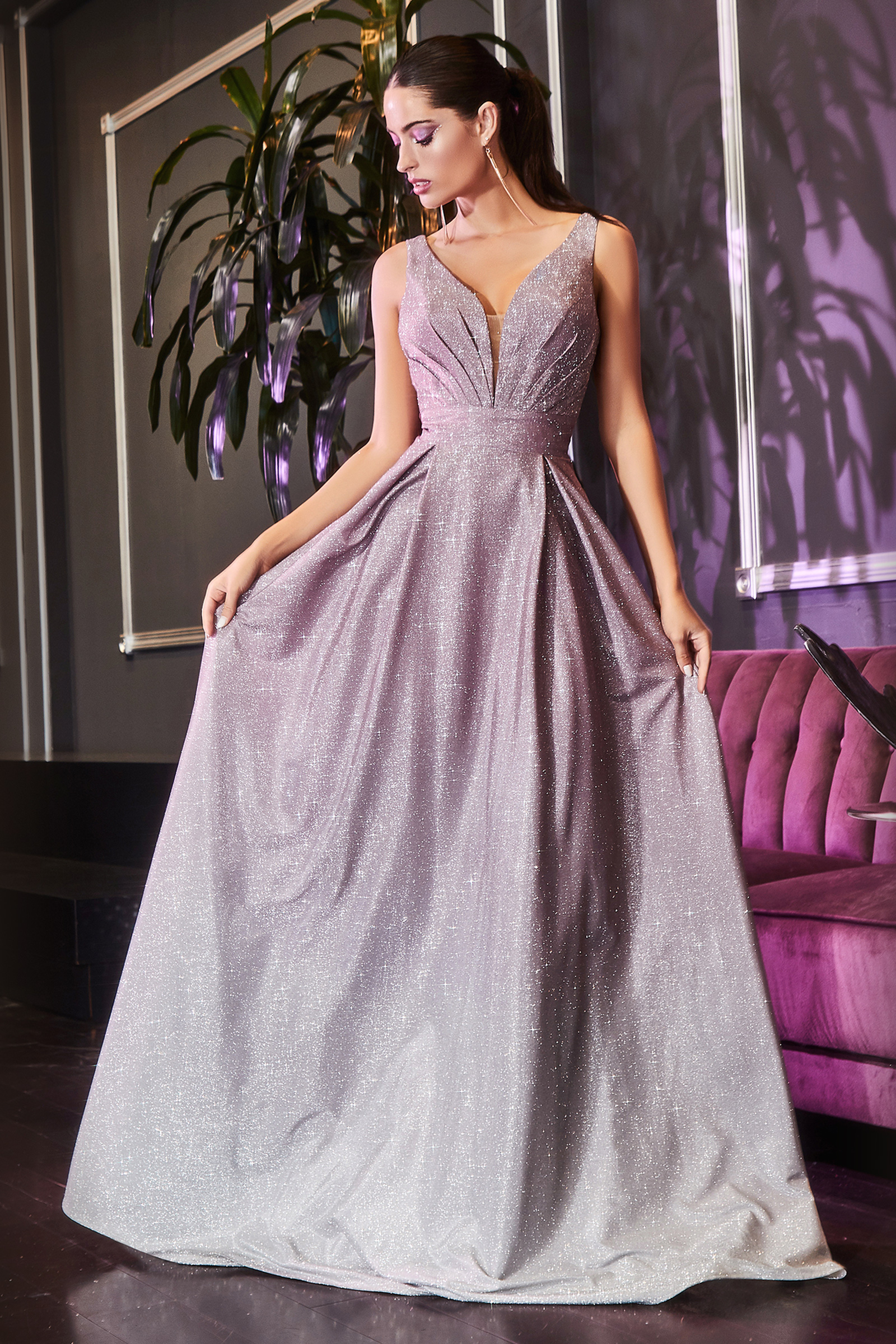 Mauve sales formal gowns